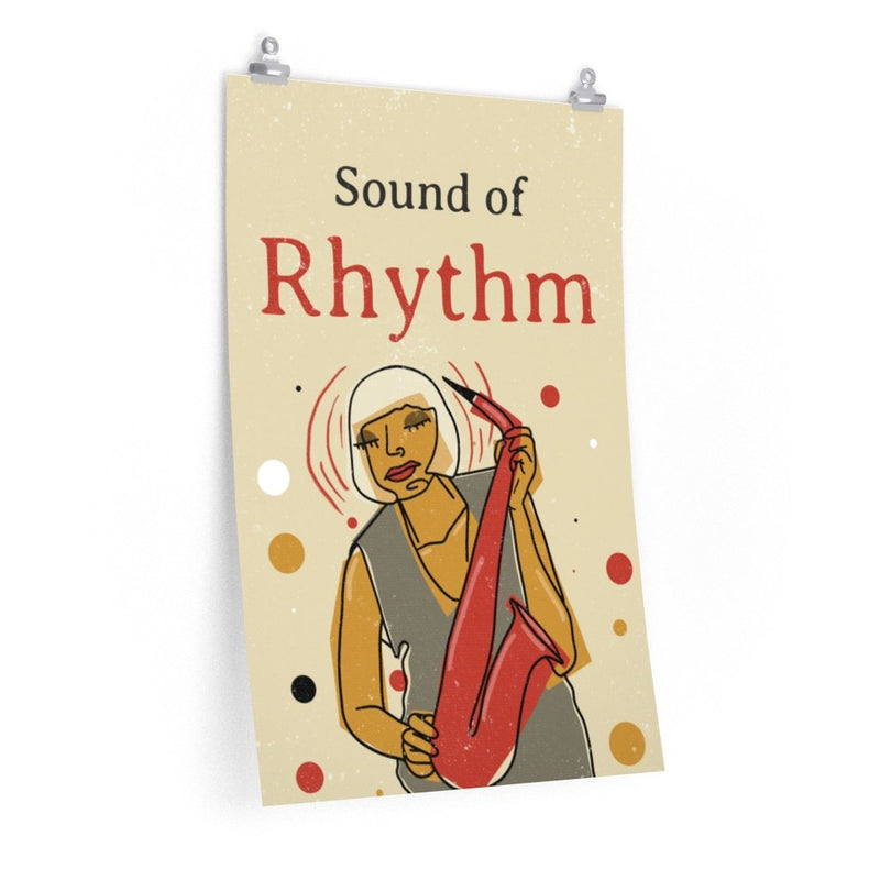 Sound of Rhythm Vintage Jazz Poster