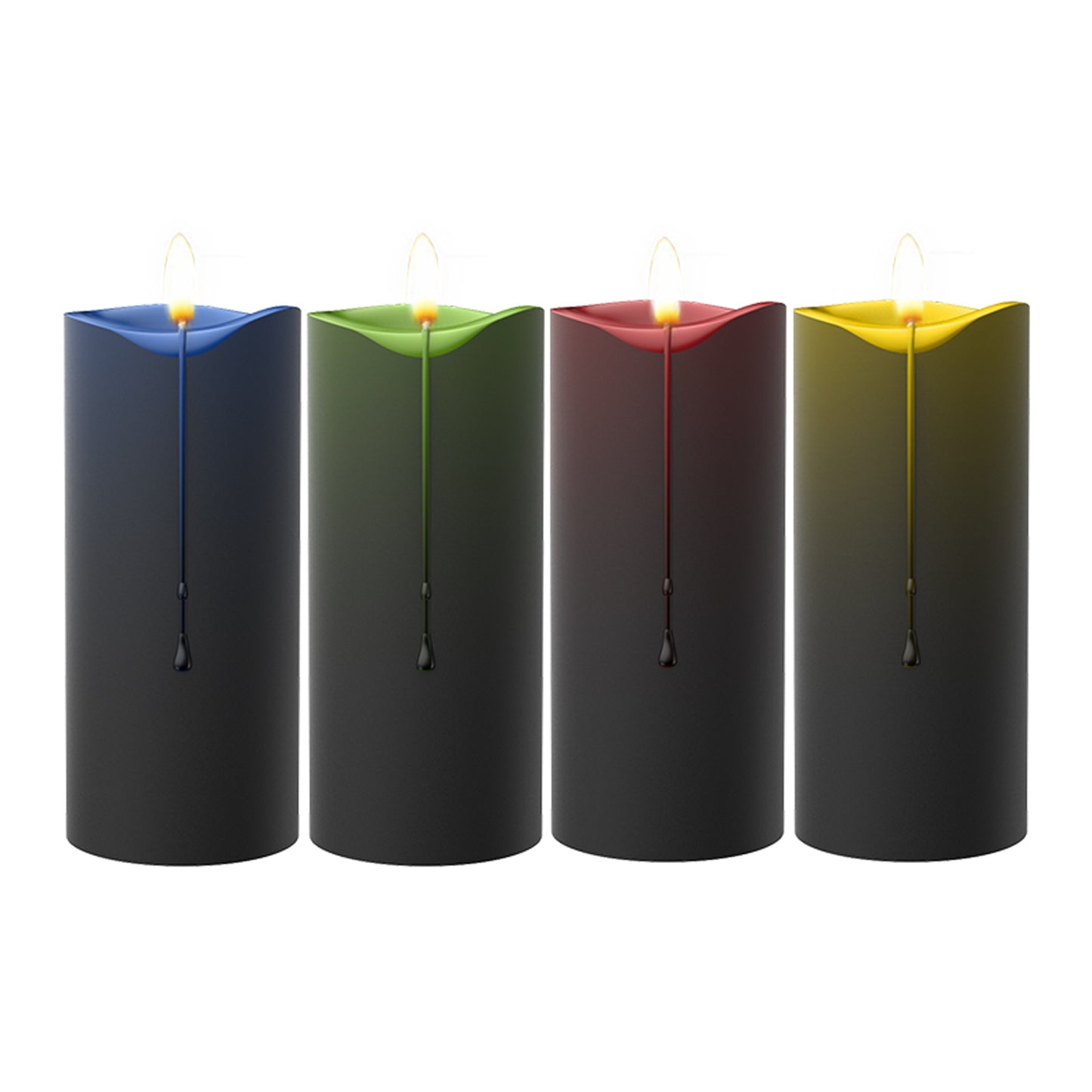 Color Changing  Low Temperature Candle